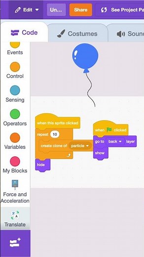 The AMAZING WAY to Create a Balloon Pop Effect in SCRATCH