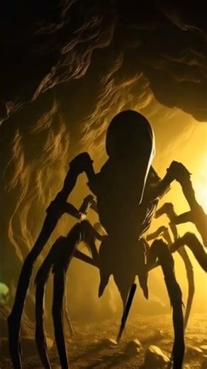 “Alien Spider Found in Dark Cave 🕷️ | Terrifying Creature Encounter!”