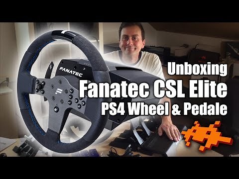PS5 kompatibel! Fanatec CSL Elite Wheel & Pedale Unboxing & Montage [PS4 & PS5 Lenkrad]