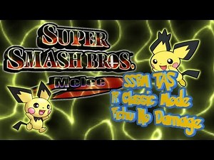 SSBM (TAS) 1P Classic Mode Very Hard [Pichu] No Damage