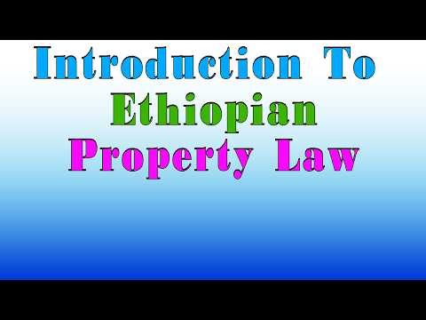 Property Law, Part one
