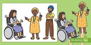 Teacher Stick Puppets