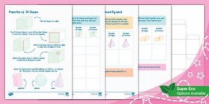 Properties of 3D Shapes (Ages 6 - 7)