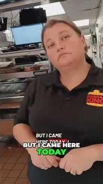 Burger King Confrontation: Customer vs. Employee Dispute #shorts