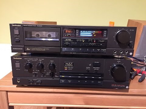 Technics RS-B605 Cassette Deck Demo with DBX + service pictures