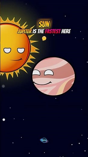 Earth VS Jupiter VS Solar System VS Fastest Thing #space #solarsystem #animation #planets