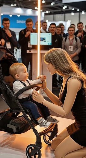 Robot Comforts a Crying Baby 😭❤️