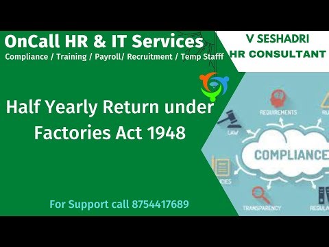 Half Yearly Returns - How to file online? - English