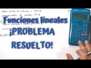 🧮 Problemas de FUNCIONES LINEALES | PROBLEMAS de funciones RESUELTOS