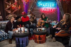 2.2K views · 64 reactions | Sing-along as Maddie from Game Shakers plays a song about weird guys on the subway! Then, it’s girls vs. boys in an all-out war to see who knows each other the best! | The After Party | Facebook