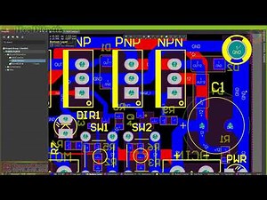 Electronic circuit design with Altium Designer 24 P3: Teardrop wires, error checking, copper plat...