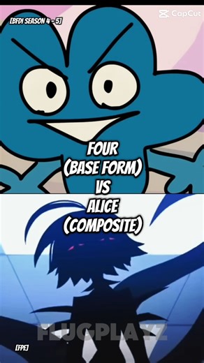 Four #vs Alice! #shorts #memes #ragebait #fpe #bfdi #fourbfb #debate