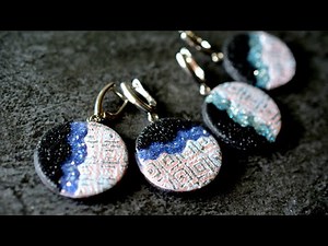 Sparkle and Style: Crafting Unique Fimo Earrings - Tutorial