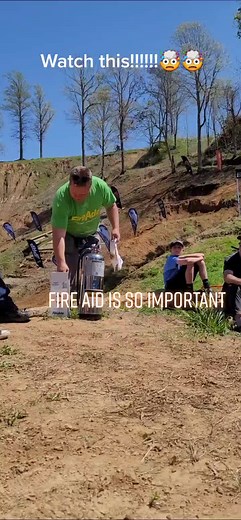 fire aid is some serious stuff and it just might save ir life one day!!! everyone watch this and see how it works!!! #fireaid #SRRS #ItsOurHome