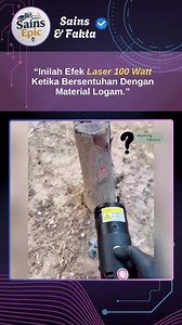 Laser 100 watt menghasilkan cahaya sangat terfokus yang mampu melelehkan atau menguapkan logam, sehingga digunakan untuk pemotongan dan ukiran presisi di industri. Laser 100W asli biasanya berupa laser serat optik berukuran besar karena membutuhkan daya listrik dan sistem pendingin yang serius. Laser genggam yang sering dijual online dengan klaim 100W umumnya tidak mencapai daya industri sebenarnya, karena keterbatasan baterai dan pembuangan panas. Klaimnya kerap dilebihkan. Meski begitu, laser 