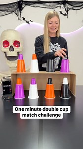 142K views · 1K reactions | Halloween Double Cup Match Challenge! #Halloween #game | The Smily Fam | Facebook
