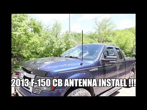 2013 F150 CB antenna install