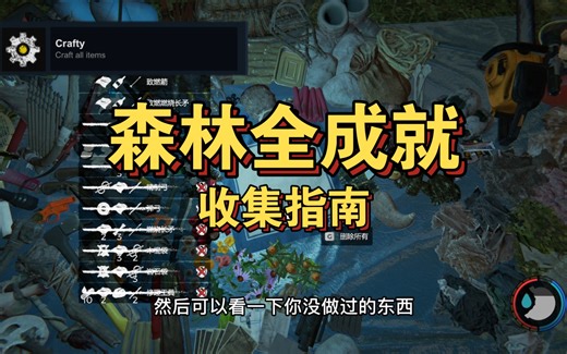 森林TheForest 全成就｜全部失踪乘客位置｜海鸥浣熊野猪鳄鱼位置刷新时间｜Steam全成就收集指南