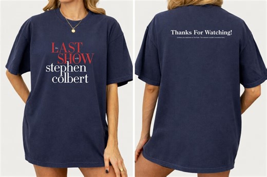 The Last Show With Stephen Colbert 2026 T-shirt - Etsy