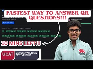 The MOST Optimal Way To Tackle QUANTITATIVE REASONING!!! | 99TH PERCENTILE UCAT SCORER
