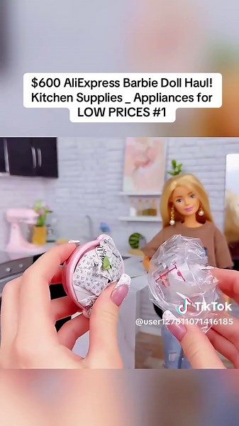 $600 AliExpress Barbie Doll Haul! Kitchen Supplies _ Appliances for LOW PRICES #1 #aliexpress #barbie #doll #prices