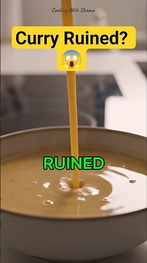Watery Curry? Fix It in Seconds! 🍲😳 #hacks #cooking #tips