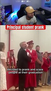 This Principal and Student Pranked the Entire Graduation Ceremony #prank #prankvideo #student