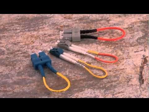 Fiber Optic Loopback Modules for Multimode and Singlemode Testing of LC and SC