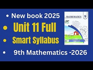 Class 9 Maths | Unit 11 Loci and Construction Full Chapter | Smart Syllabus 2026 | New book 2025