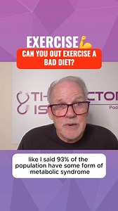 Can you out exercise a bad diet???🏋️🍩 ‌#fyp #drmartin #exercise #diet #healthy #podcast | Martin Clinic