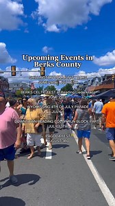 Upcoming Events in Berks County ⬇️SHILLINGTON COMMUNITY DAYSJUNE 28TH - JULY 6THBERKS CELTIC FEST at Reading LiederkranzJUNE 29THWYOMISSING 4TH OF JULY PARADEJULY 4DOWNTOWN READING COLOR RUN BLOCK PARTYJULY 13THPAGODA FESTAUGUST 3RD | Berks County Views