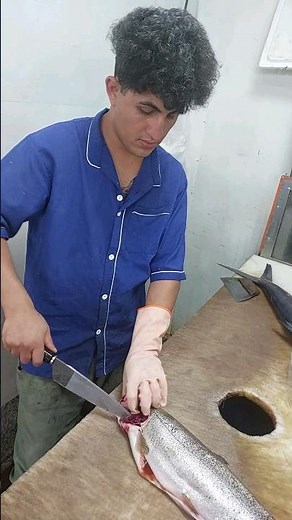 How to cleaning fresh caught salmon?