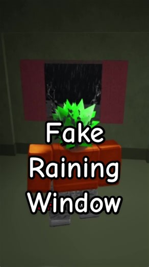 Create a Fake Raining Window in Roblox