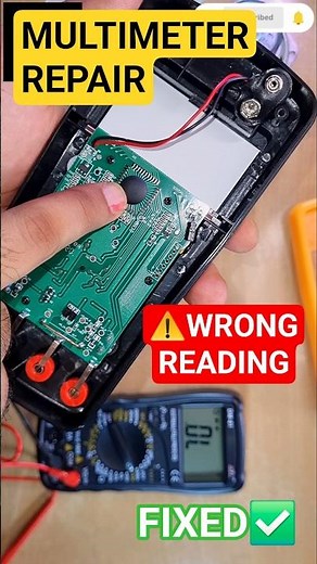 Multimeter Repair Kaise Karen 🔧| How to Repair Multimeter⚡️Wrong Reading & Malfunction Fixed #shorts
