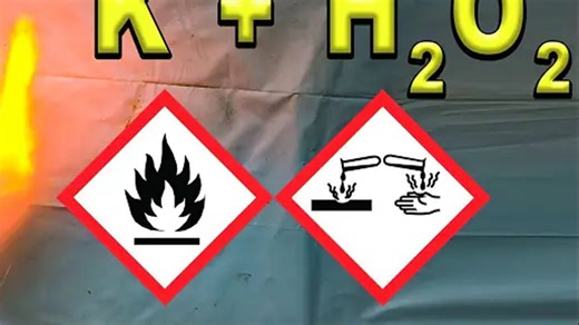 [ChemicalForce][熟肉]k与h2o2的反应