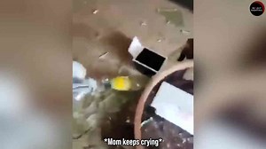 Spoiled kid destroys house after mom took away his phone