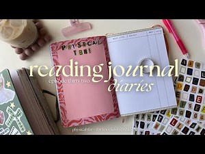 tackling my physical tbr in 2026 📃 reading journal spread setup