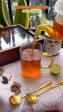 Anti-Inflammatory Detox Tea | Mother Natures Blend #bodydetox #tea #recipe #tea #healthy #herbal