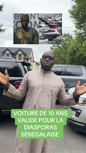 655K views · 23K reactions | BONNE NOUVELLE POUR LA DIASPORA SÉNÉGALAISE VOITURE DE 10 ANS VALIDÉ. | 1 Million March for Senegal | Facebook