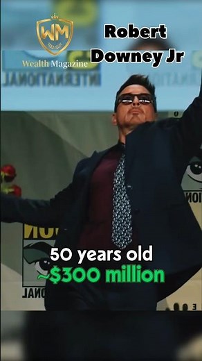 Robert Downey Jr Net Worth Journey — From Struggle to $500 Million Iron Man Legend #shorts