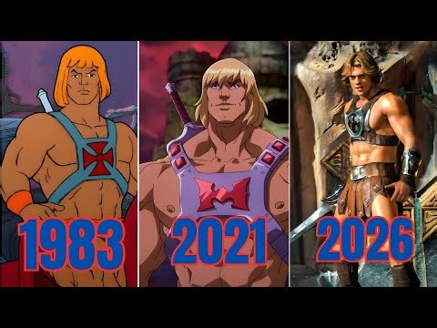 He-Man Evolution in Cartoons,Movies And Videogames (1983-2026)