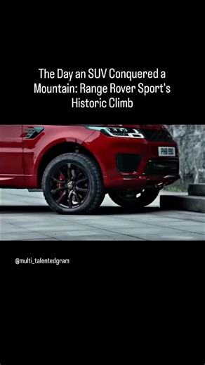 Multi Talented Gram | This stunt is known as the "Dragon Challenge", which took place in February 2018. The Range Rover Sport P400e plug-in hybrid was the first... | Instagram