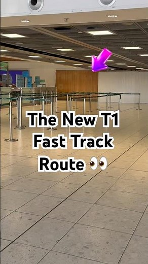 New T1 Fast Track route at Dublin Airport ✈️