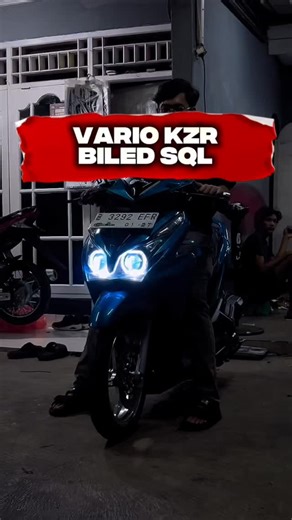 Garasi.bundaa on Instagram: "DONE, Pemasangan Paket Pelajar Biled SQL dari @BULLAES di motor Vario KZR, Kece kannn??🤩🤩🤩 1. Biled SQL 2. Shourd Bmw 3. Devil 1 mode Ice Blue 4. Relay set by Garasibunda 5. Saklar Pasbeam & Revo 6. Hexos Fan 7. Retrofit by Garasibunda Untuk Kalian yang Mau seperti ini Bisa banget Mampir Ke garasi bunda ya gais Dm instagram / Whastsap Garasibunda 🙌🏼 ⚠️Mau pasang BILED dan part keren yang berkualitas dan bergaransi yuk datang ke workshop kami!😊 📢 Melayani pemas