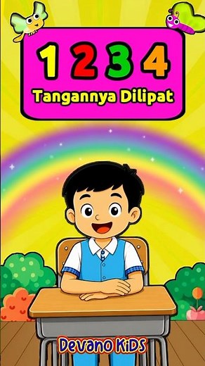 1234 Folded Hands | Educational Song for Toddlers, Kindergarten, and Kindergarten, Learning to Count