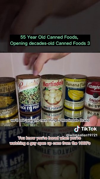 Exploring Vintage Canned Foods and Their Condition