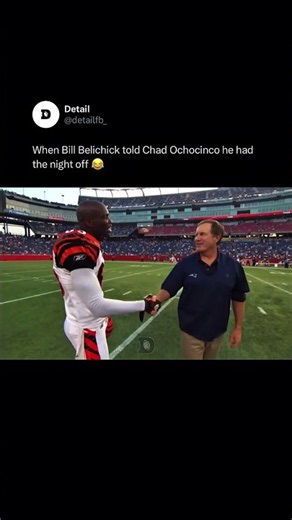 Bill Belichick wasn’t taking ANY chances with Ochocinco 😂 #shorts #nfl
