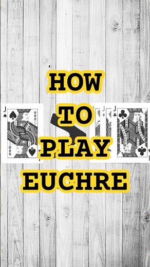 How to play Euchre #shorts #cardgametutorial