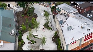 What a transformation! We are excited to showcase the new and improved Pedestrian Park! Along with improvements to the Senior Center plaza, these two Olde Town spaces honor Issaquah’s rich natural environment, enhance community life, and create multi-generational spaces for all to enjoy. | City of Issaquah - Government