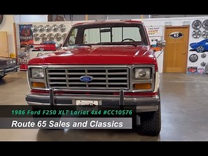 1986 Ford F250 XLT Lariat 4x4 Pickup CC10576 | For Sale $20,990